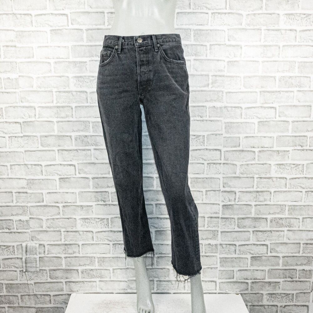 GRLFRND Women's The HELENA High Rise Straight Crop Jeans Proud Mary sz 27